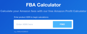 Amazon fees calculator