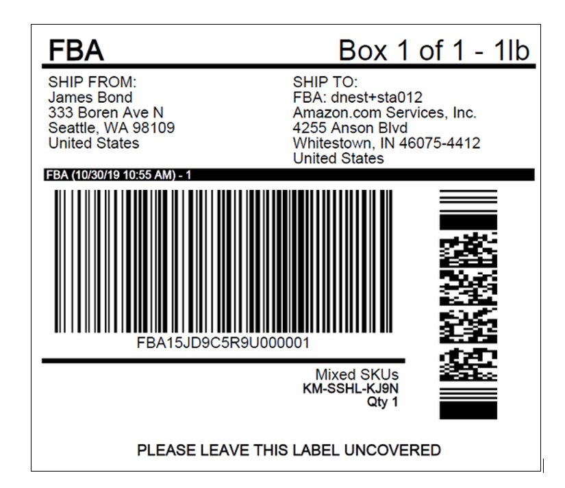 Amazon FBA label requirements