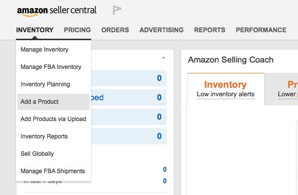 product listings on Amazon