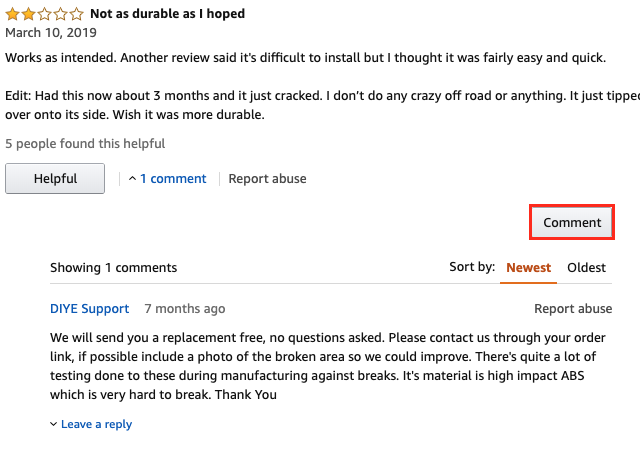 Bad Amazon Reviews