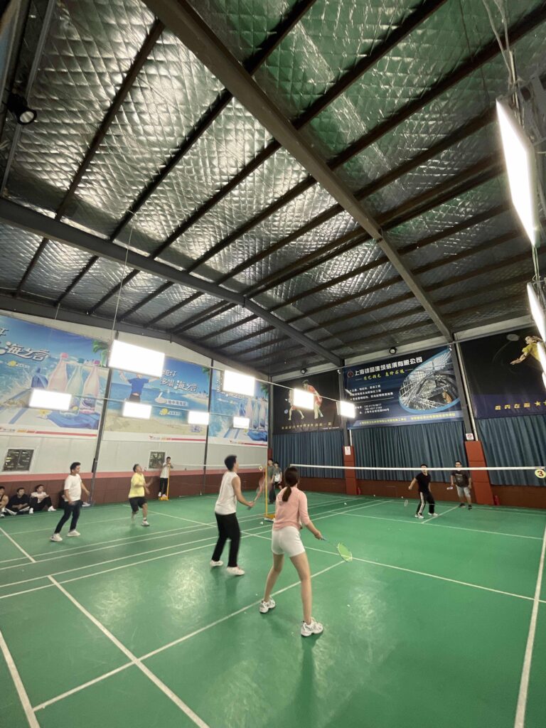 Company Badminton Match